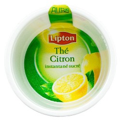 Gobelet THE LIPTON citron sucré Pré-Dosé PREMIUM.
