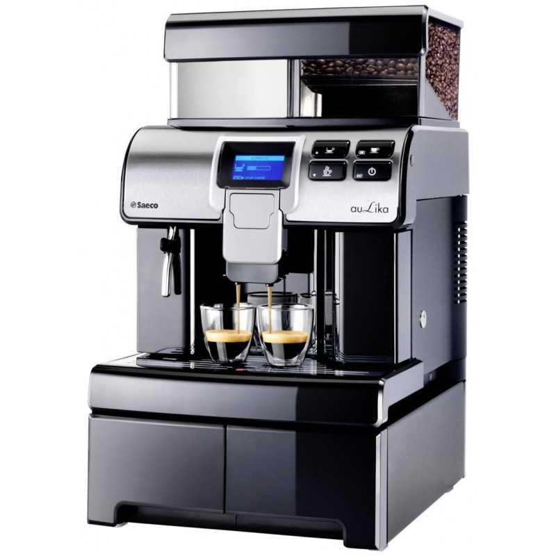 Saeco Aulika Office Noire Machine à café à Grains avec Broyeur intégré -  SelectCaffè